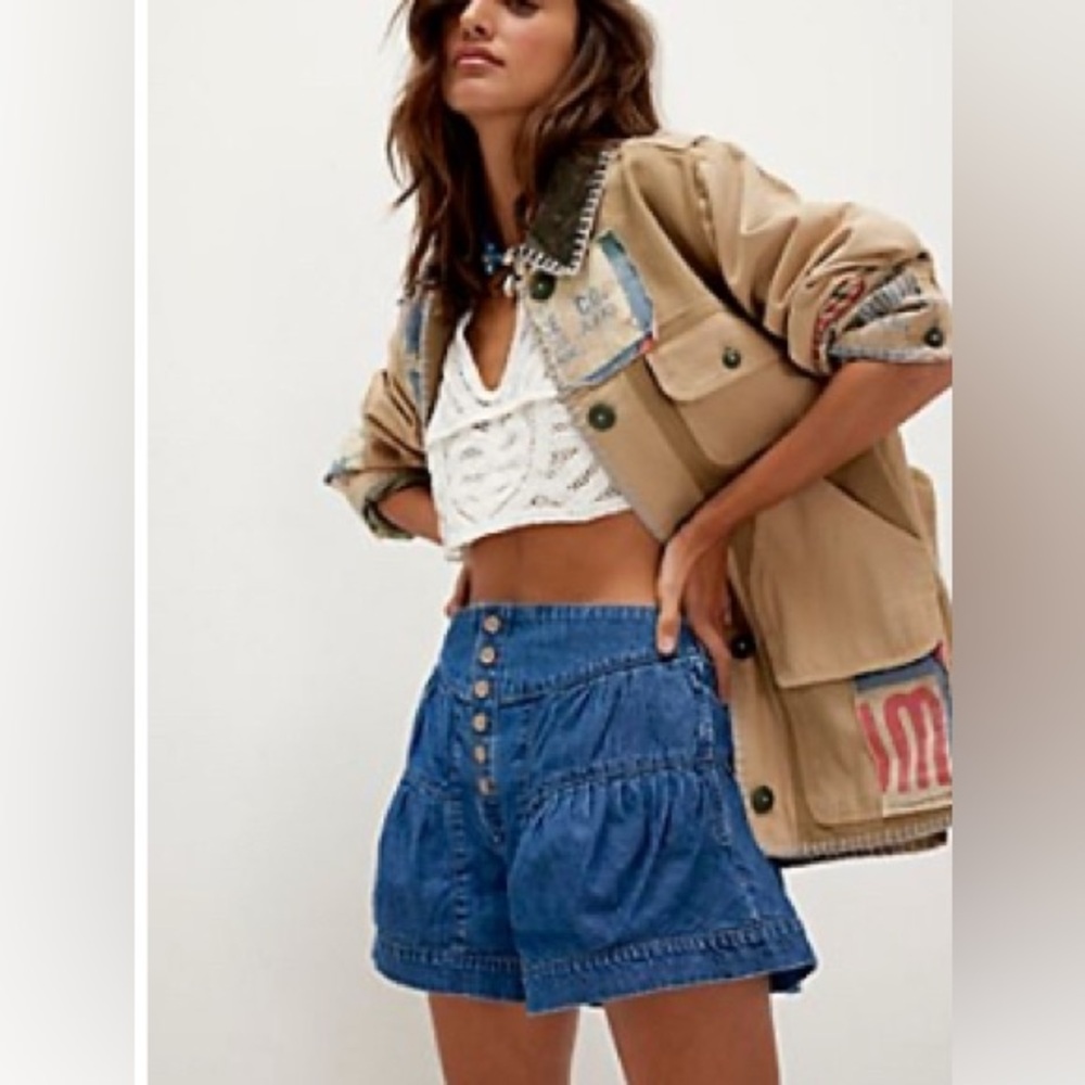 We The Free fleur  Denim Shorts